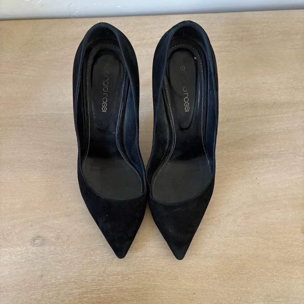 Sergio Rossi Black Heels - Picture 2 of 6